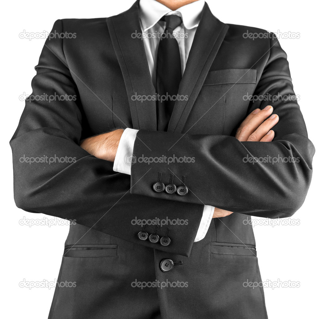 Businessman with crossed arms