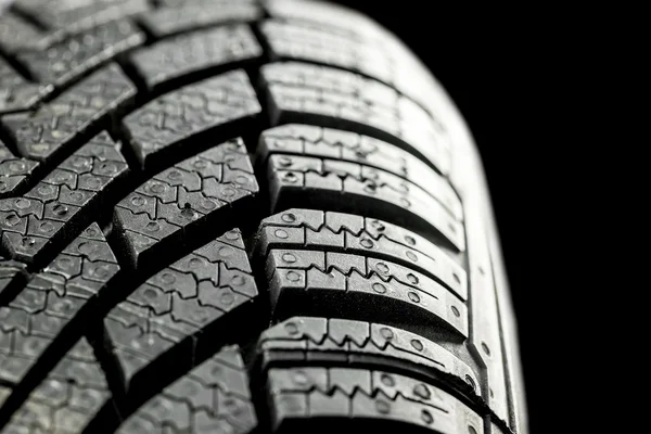 New winter tire closeup
