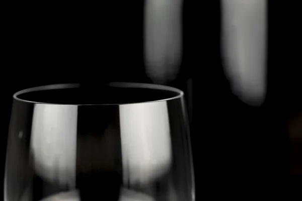 Rode wijn glas detail — Stockfoto