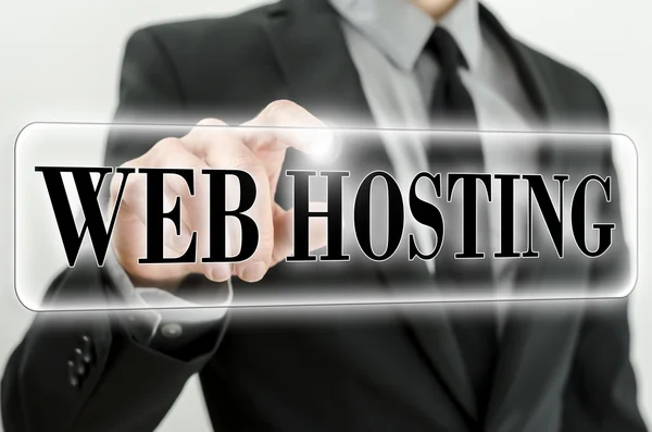 Ikona webového hostingu — Stock fotografie