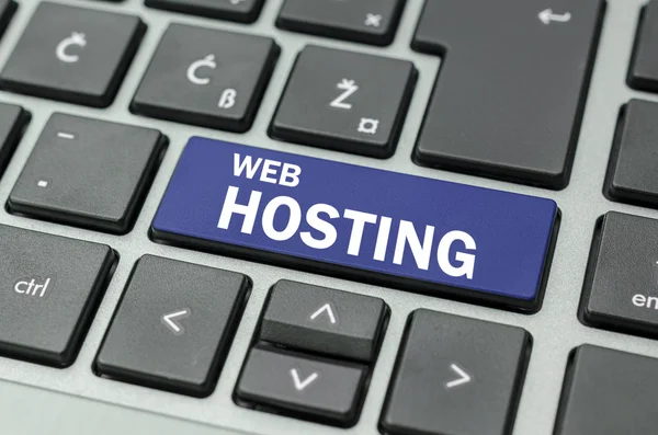 Web hosting gomb — Stock Fotó
