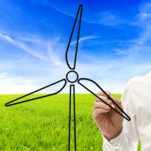 Wind turbine — Stock Photo, Image