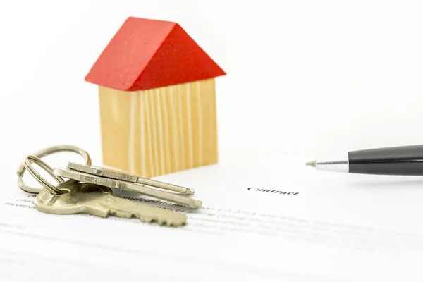 Mortgage contract — Stock Photo, Image