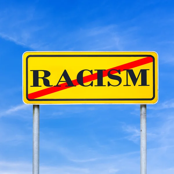 Detener el racismo — Foto de Stock