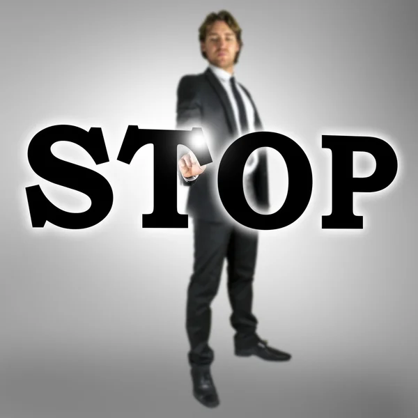 Stop! — Stockfoto