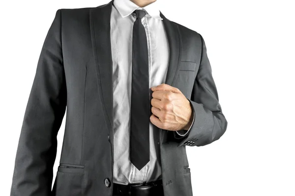 Torso of a businessman in a suit — Stock Photo, Image