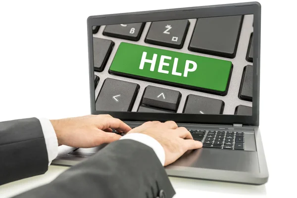 Help en ondersteuning online — Stockfoto
