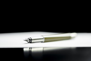belge üzerinde yalan kalem
