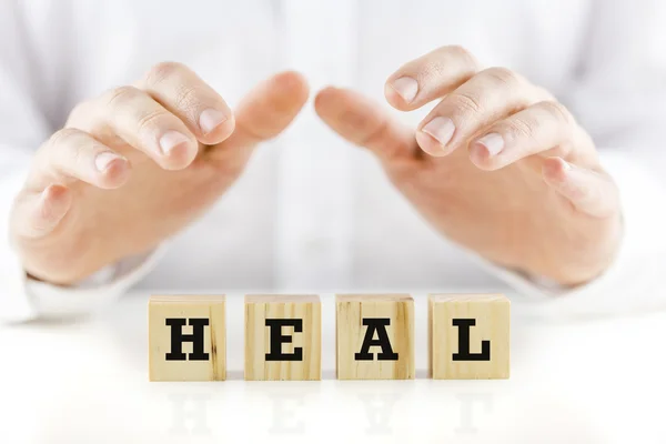 Conceptual image with the word Heal — Stock Photo, Image