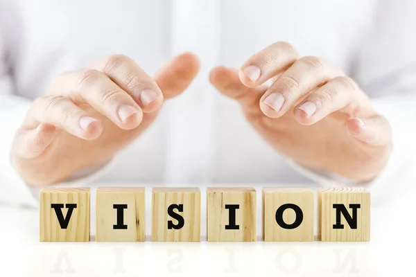 Conceptual image with the word Vision — Stock Photo, Image