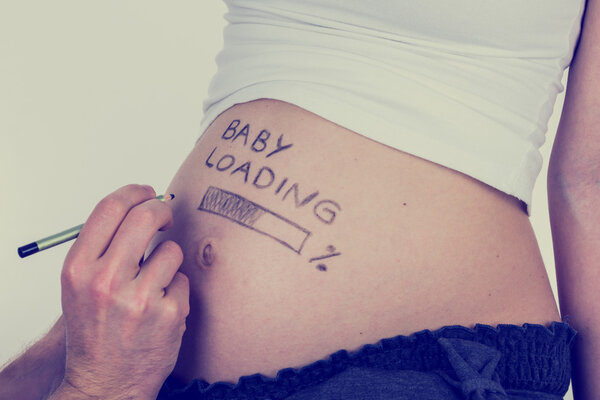 Baby loading sign 