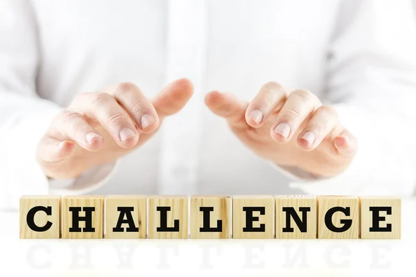 Imagen conceptual con la palabra Challenge — Foto de Stock