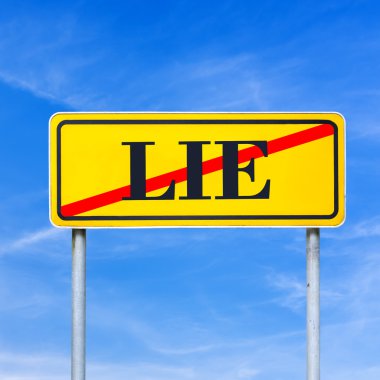 yalan yasaklayan trafik işaretleri