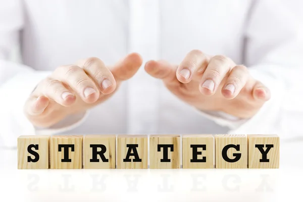 Konzeptionelles Bild mit dem Wort Strategie — Stockfoto