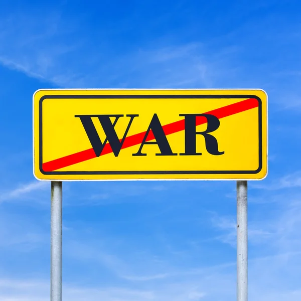 Alto a la guerra — Foto de Stock