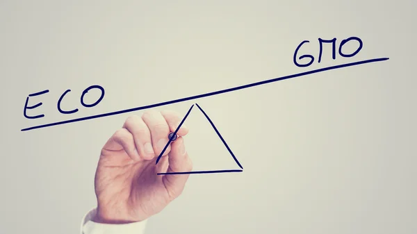 Eco versus OGM — Photo