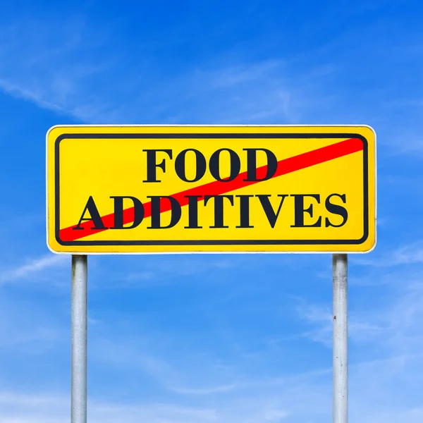 Food additives prohibited — Stock Photo, Image