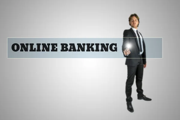 Online bankovnictví — Stock fotografie