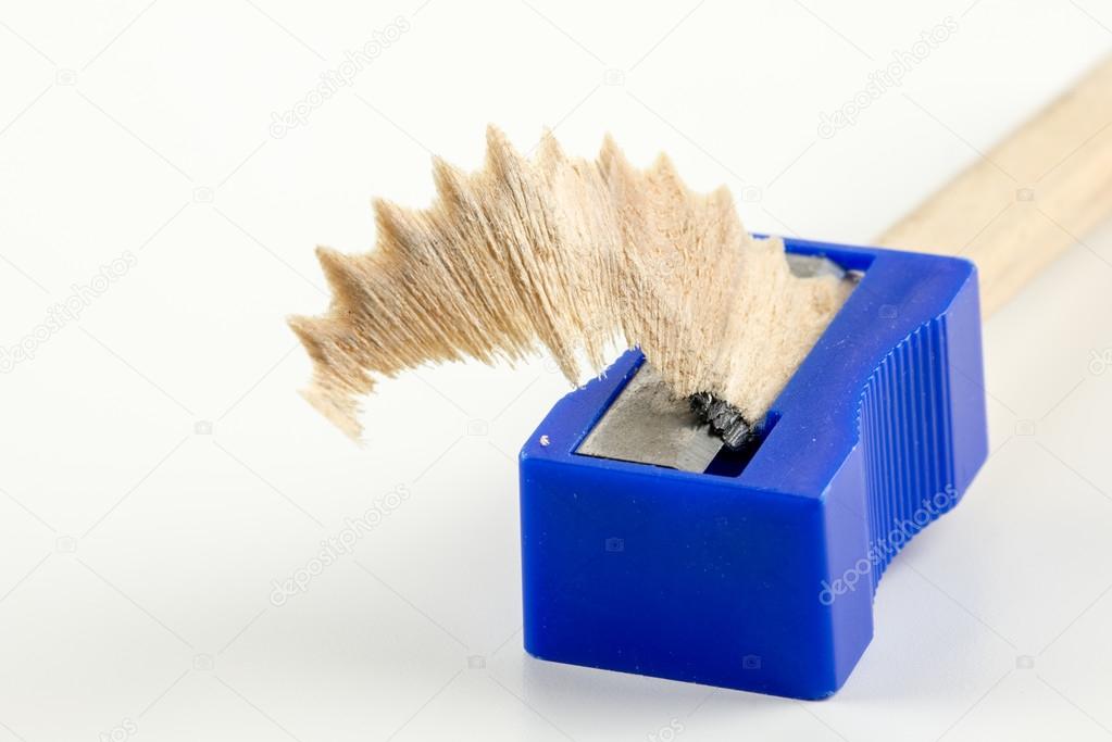 wooden pencil sharpener