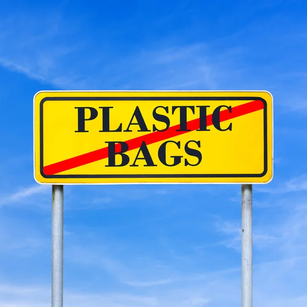 No plastic bags — Stock Photo, Image