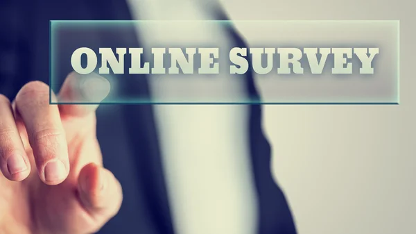 Online survey — Stock Photo, Image