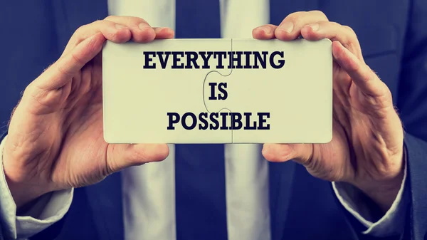 Everything is possible — Stock Photo, Image