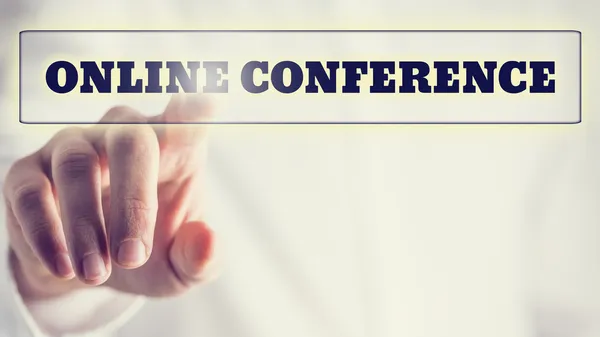 Online conference — Stock Photo, Image