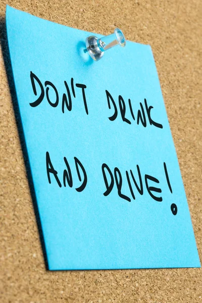 Не п'єш і не водиш — стокове фото