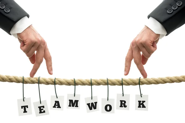 Teamwork in business concept — Stock Photo, Image