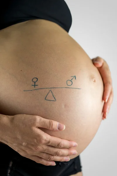 胎児の性別を推測 — ストック写真