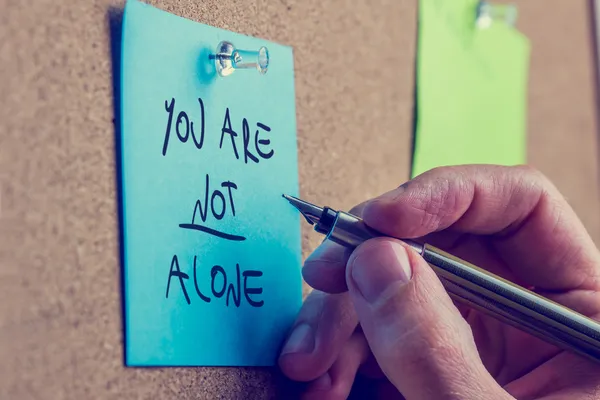 You Are Not Alone — Stock Photo, Image