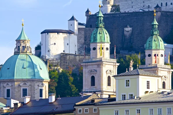 Salzburg kopuły kościoła — Zdjęcie stockowe