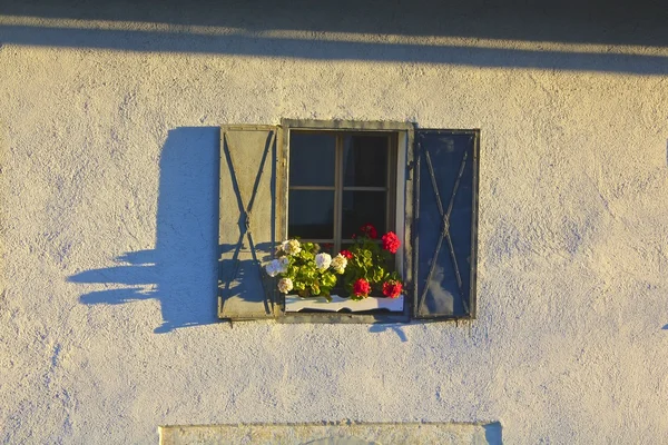 Colorful Window in Slovenia — Stock Photo, Image