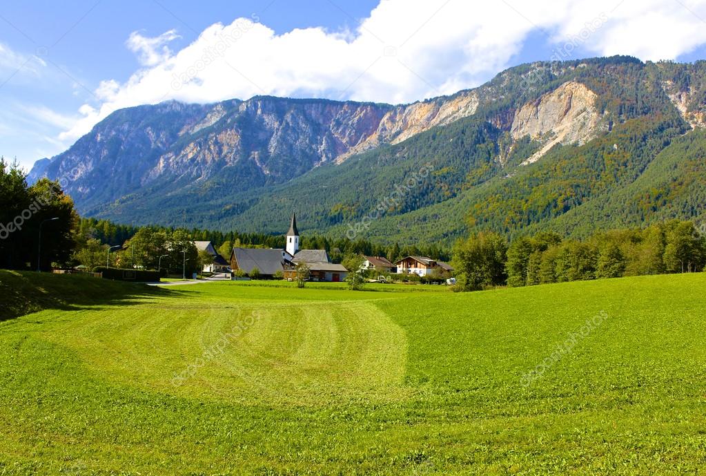 Village in Julian Alps