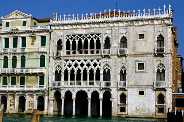 CA d'Oro palotától, a Grand Canal, Velence — Stock Fotó