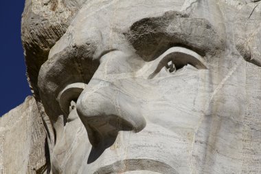 rushmore Dağı, lincoln detay