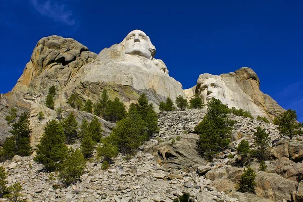 Mt. Rushmore, Вашингтон і Лінкольн — стокове фото