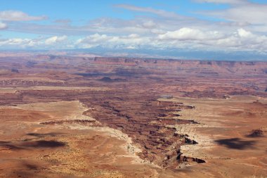 Colorado Nehri Kanyon, canyonlands Milli Parkı, utah