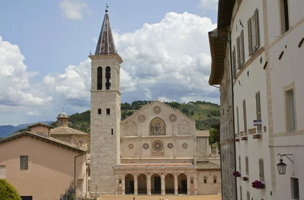 Собор Санта-Марія-Assunta, Сполето, Італія — стокове фото