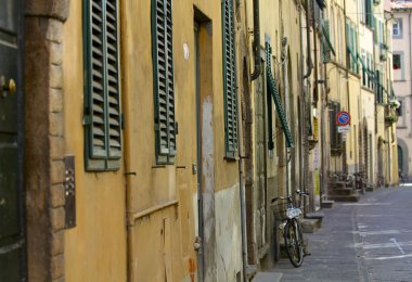 Ortaçağ Caddesi, lucca, İtalya