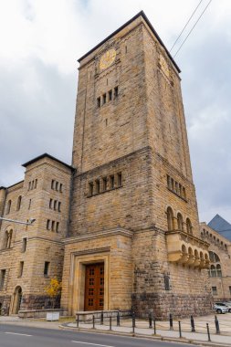 Poznan, Polonya - 2 Ekim 2020: Poznan 'daki Kültür Merkezi