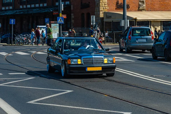 Wroclaw Poland May 2021 May Cruising Old Retro Cars Classic — 스톡 사진