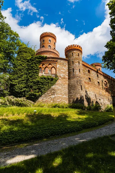 Kamieniec Zabkowicki Polónia Junho 2021 Fachada Antigo Palácio Renovado Marianna — Fotografia de Stock