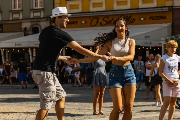 Wroclaw Poland July 2021 Rueda Casino Open Event Market Square — 图库照片