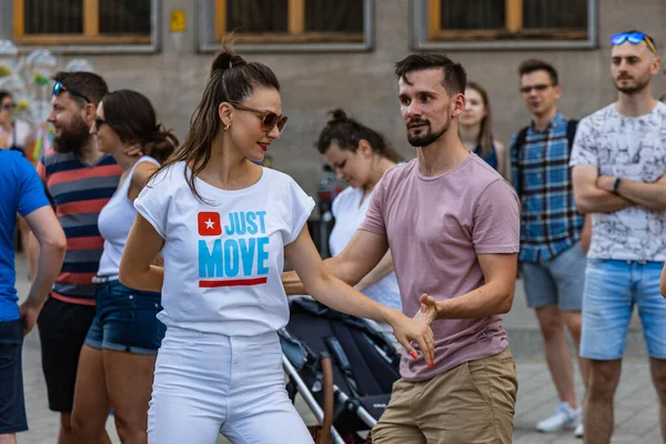 Wroclaw Poland July 2021 Rueda Casino Open Event Market Square — 图库照片