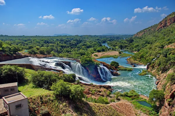 Vodopád v krokodýlí řeka Jižní Afrika — Stock fotografie
