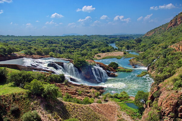 Waterfall in Crocodile river South Africa