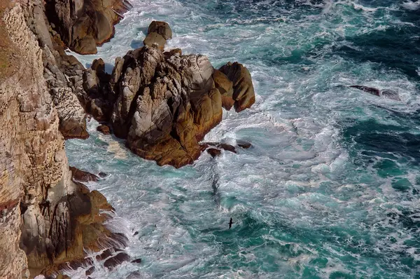 Fantastische rockform door Kaap de goede hoop — Stockfoto