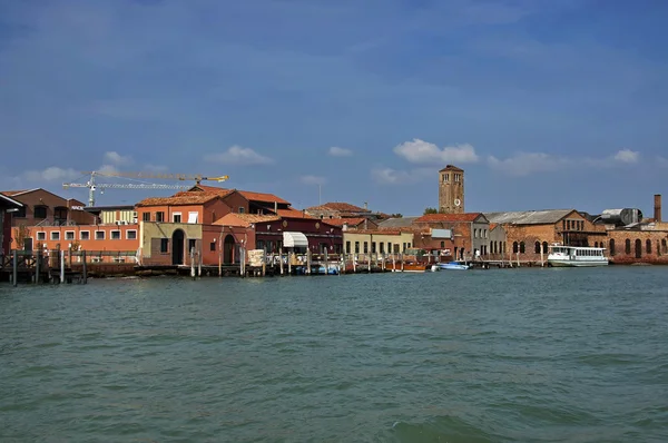 Una parte della vista sull'isola di Murano — Foto Stock