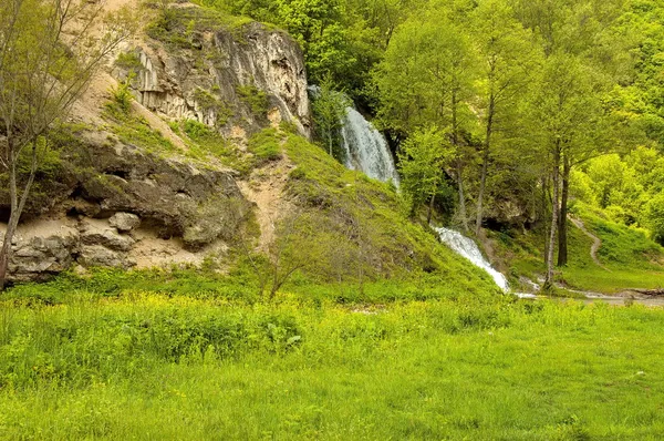 Cachoeira do rio Bigar, Sérvia — Fotografia de Stock